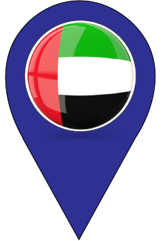 پرچم امارات در آیکن لوکیشن